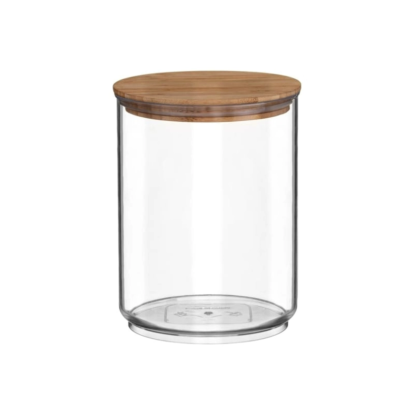 Round Storage Container with Bamboo Lid 750ml