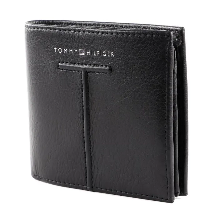 TOMMY HILFIGER TH Central CC Flap and Coin Black [197947] -  porte-monnaie porte monnaie