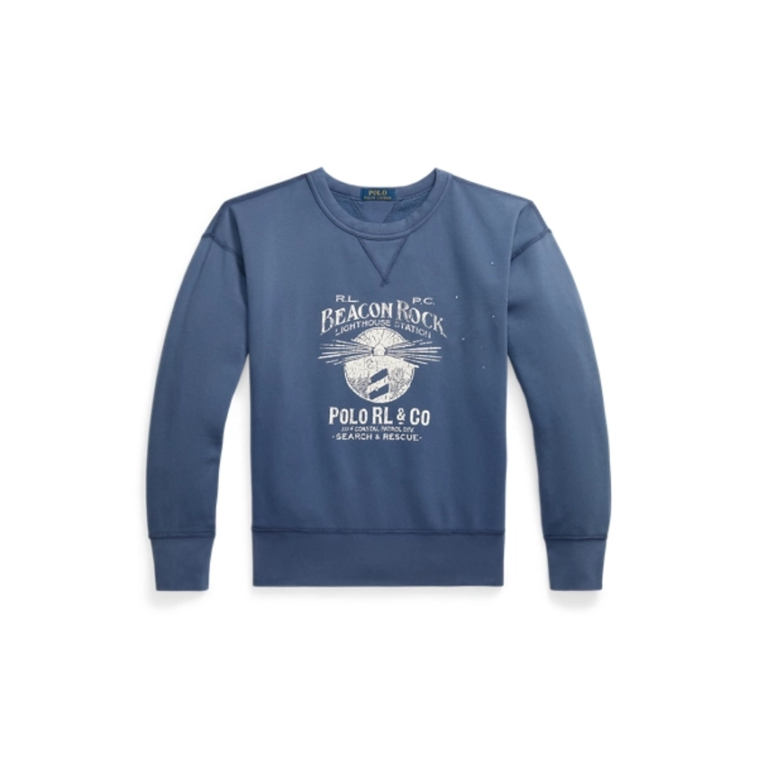 Sweat vintage à motif en molleton pour homme | Ralph Lauren® FR