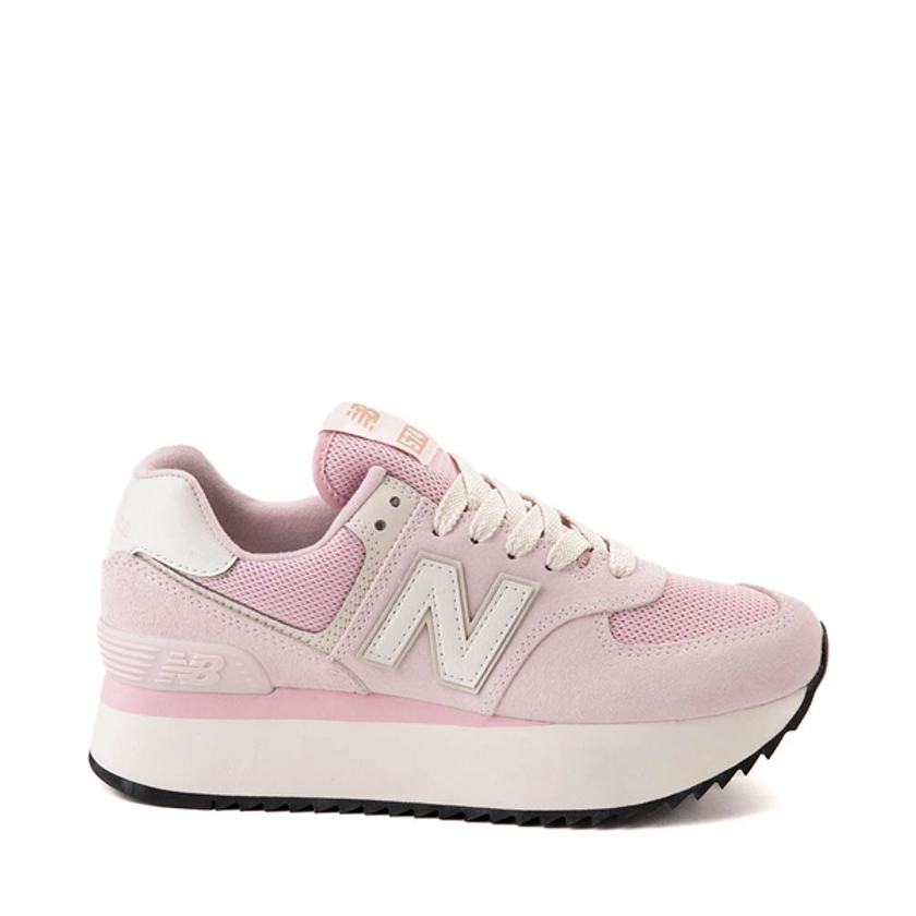 Womens New Balance 574+ Athletic Shoe - Mid-Century Pink / Pink Granite / Linen