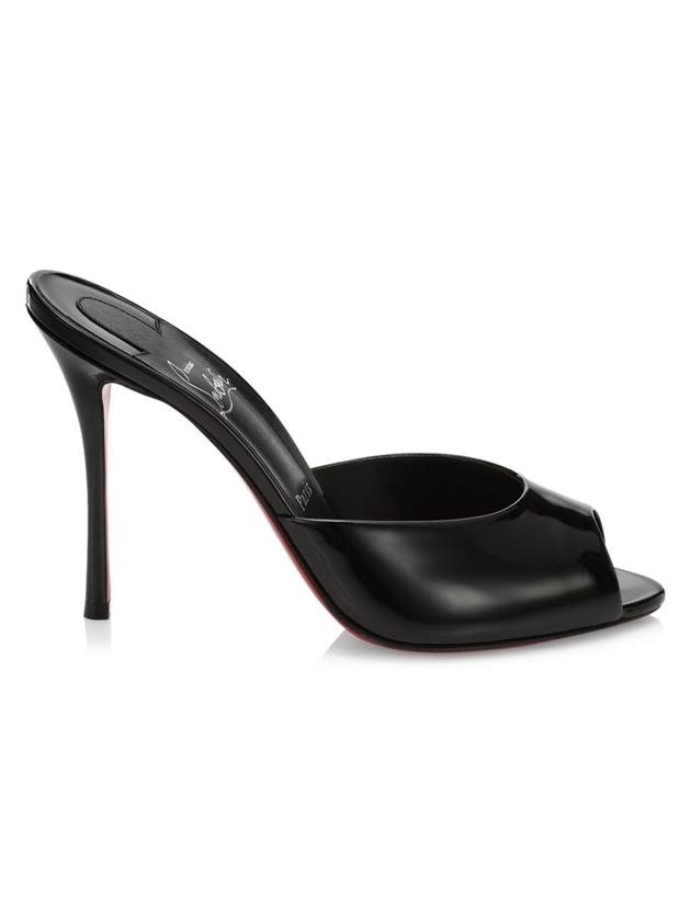 Christian Louboutin Me Dolly 100 Patent Leather Mules