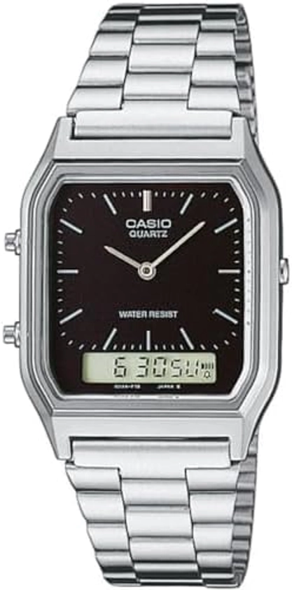 Casio AQ-230A-1DMQYEF Mens Combi pulseira relógio | Amazon.com.br