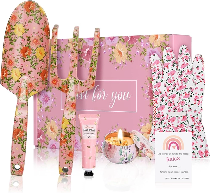 Birthday Gifts for Women Mum, Presents for Her: Mum Grandma Friends, Gardening Gifts for Women, Ladies Hamper Mummy Garden Gift, Gifts for 50Th 60Th 70Th Birthday, Retirement, Christmas, Mothers Day