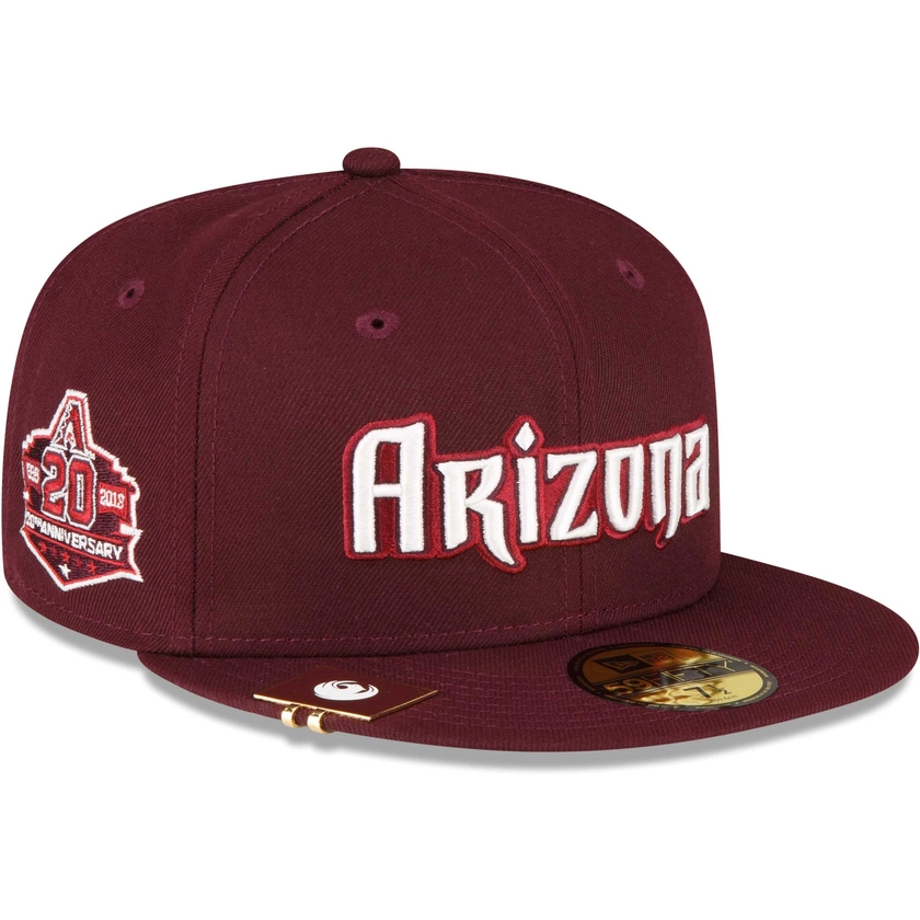 Arizona Diamondbacks New Era City Flag 59FIFTY Fitted Hat - Maroon
