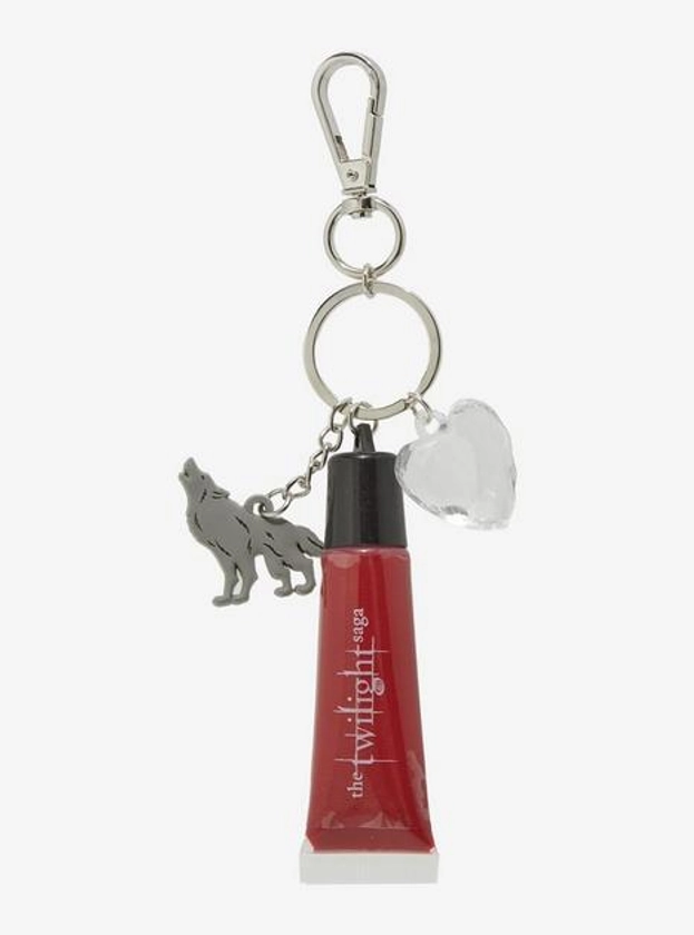 The Twilight Saga Wolf Heart Lip Gloss Key Chain | Hot Topic