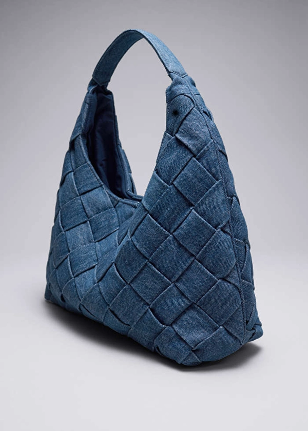 Braided Denim Tote - Blue - & Other Stories NL