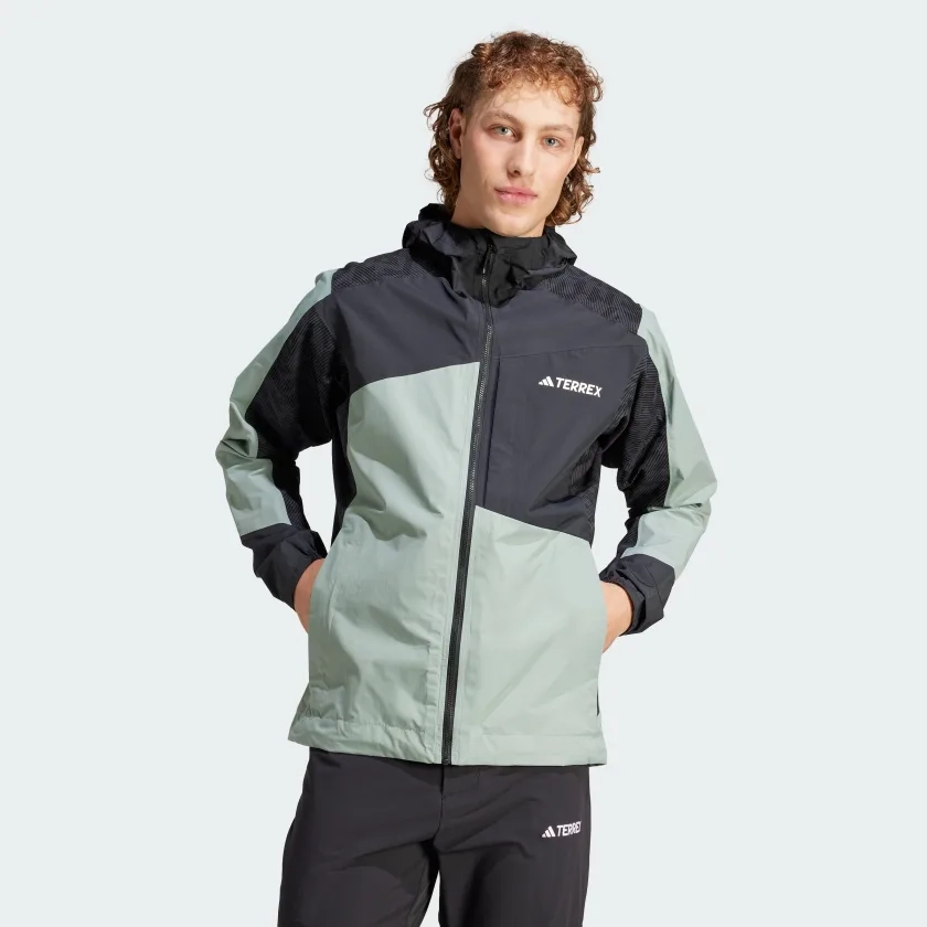 adidas TERREX Xperior Hybrid RAIN.RDY Jacket - Πράσινο | adidas Ελλάδα