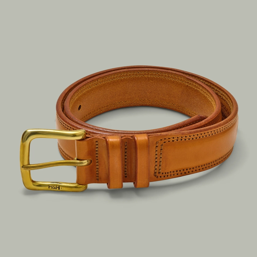 Classic 1.5" Lined Bridle Leather Belt