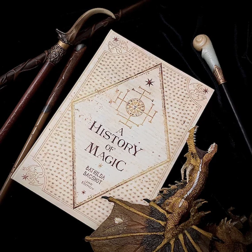 A History of Magic Handmade Fanmade Book (Hardcover) with contents inside, no blank/journal pages