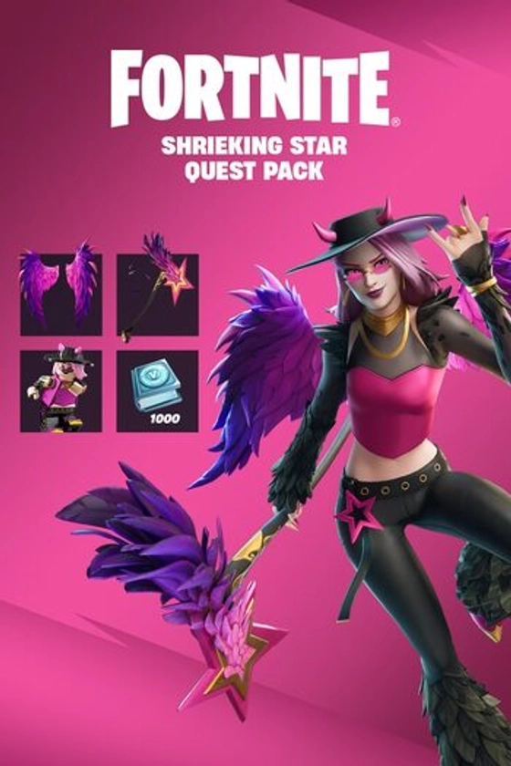 Buy Fortnite - Shrieking Star Quest Pack + 1,000 V-Bucks Challenge Xbox key! Cheap price | ENEBA