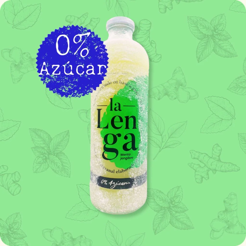 Sour Menta Jengibre Sin Azúcar - La Lenga Sour®