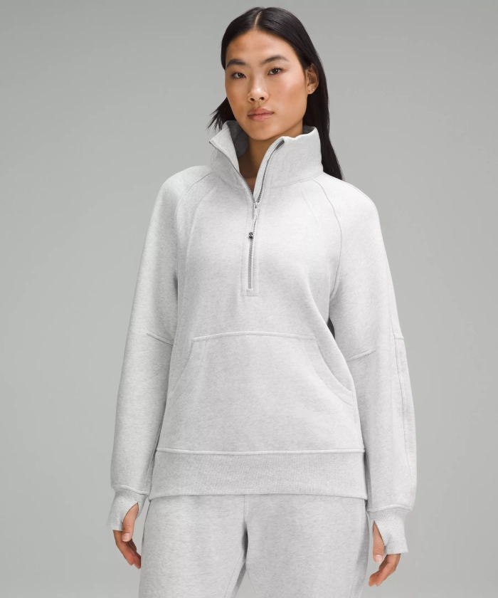 Scuba Oversized Funnel-Neck Half Zip *Long