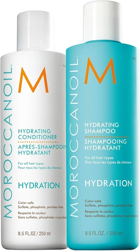 Amazon.com: Moroccanoil Hydrating Shampoo and Conditioner Bundle, 8.5 Fl. Oz Set : Beauty & Personal Care