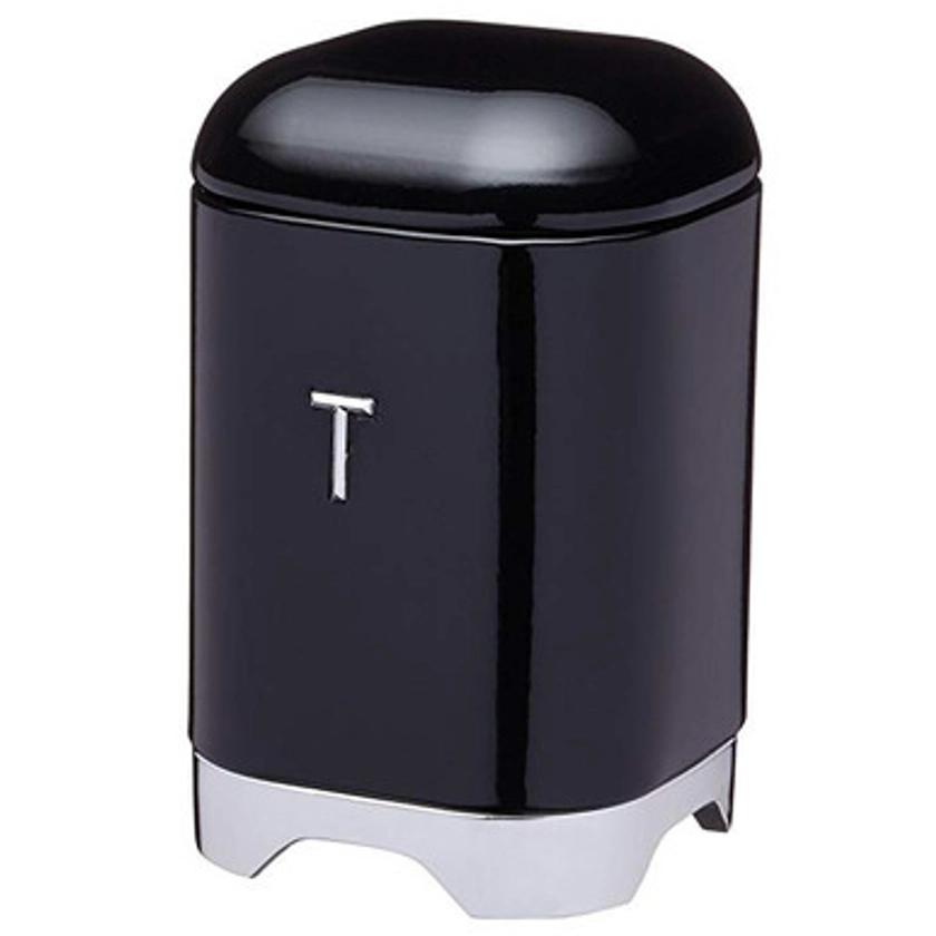 KitchenCraft Lovello Tea Canister - Black