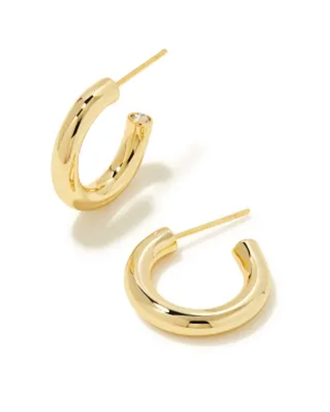 Colette Huggie Earrings in Silver | Kendra Scott