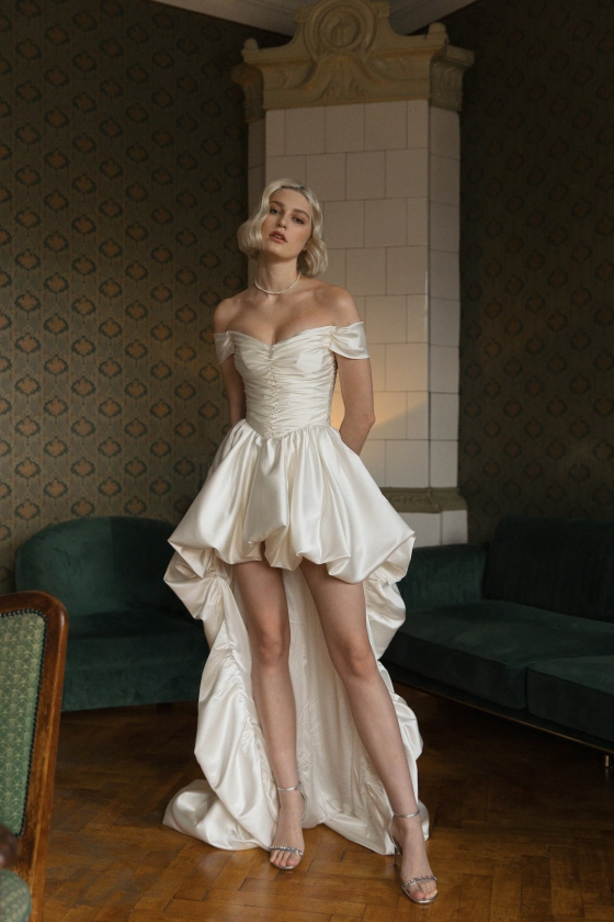 White Wedding Set, Bridal Corset and Shirt Skirt, Bridal Set, Stylish Wedding Corset With Skirt, Shirt Wedding Dress, Wedding Gown Katarina - Etsy UK