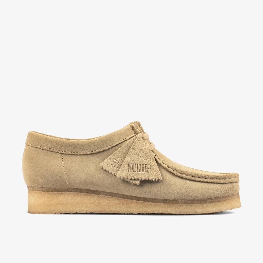 WOMENS Wallabee Maple Suede Shoes | Clarks CA