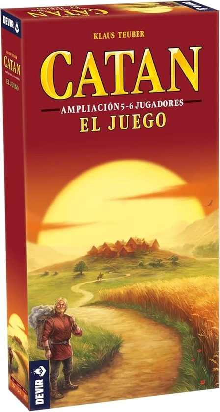 Devir - Catan ampliación para 5 y 6 Jugadores del juego base, Juego de Mesa con Amigos, 10 años (BGCATAN56)