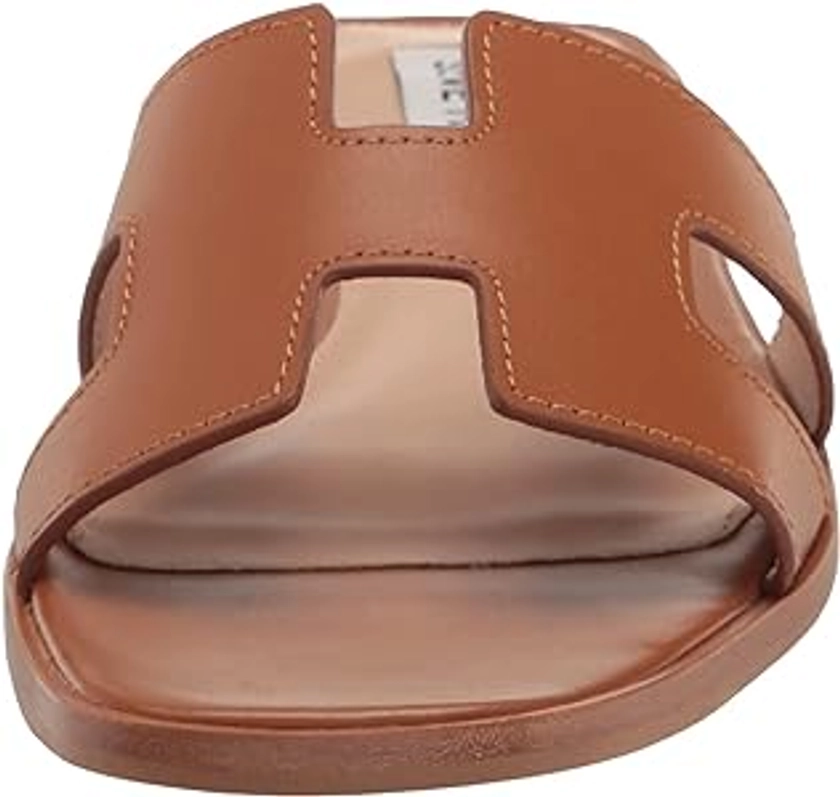 Amazon.com: Steve Madden Women's Hadyn Sandal, Cognac Leather, 8