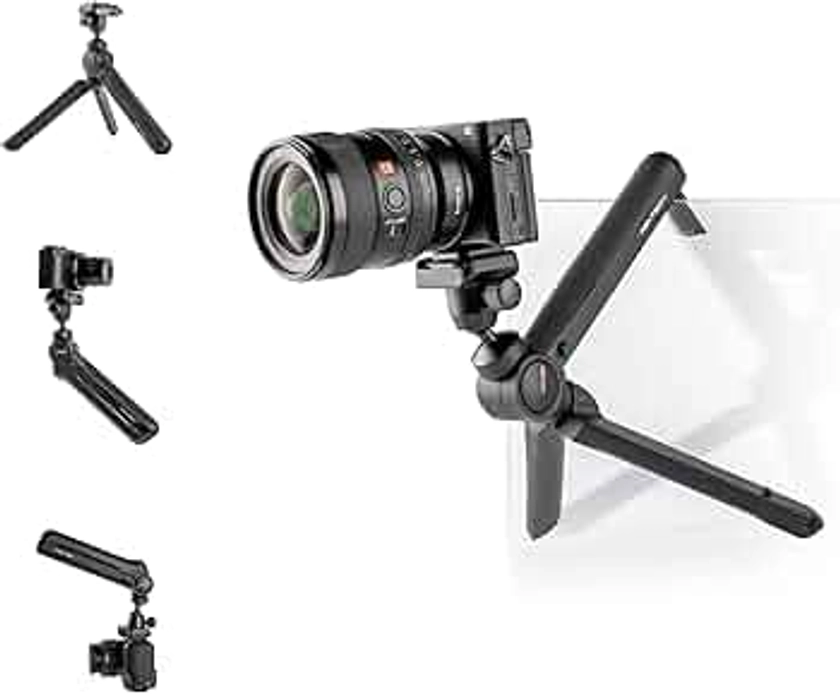 PGYTECH MANTISPOD 2.0 Mini Camera Trípode, Vlog Tripod Flexible, Ligero, Pequeño Video de Viaje trípode para cámara Digital, cámara de acción, teléfono Inteligente (Negro)