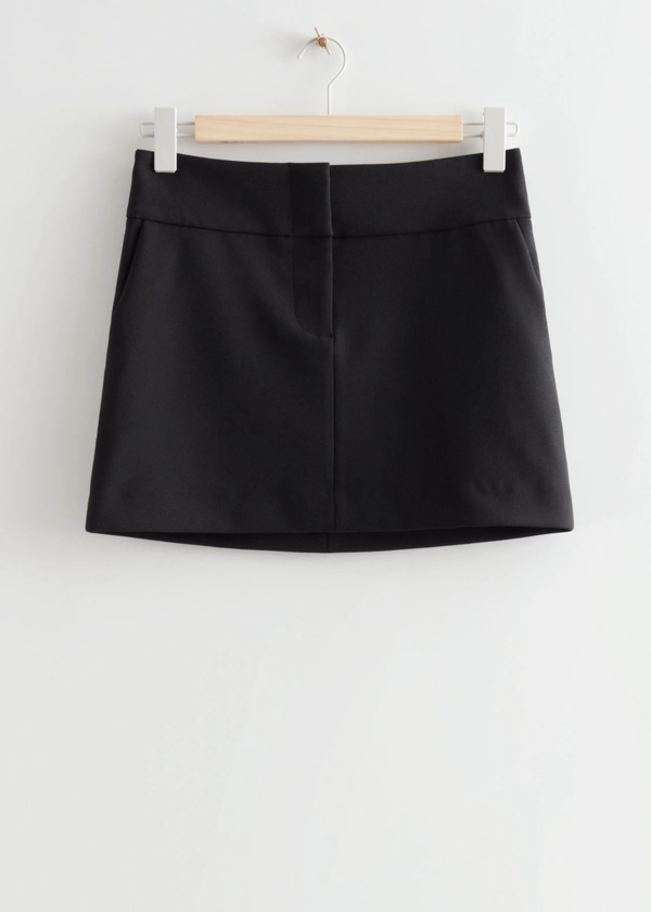 Mini-jupe ajustée - Noir - Mini skirts - & Other Stories FR