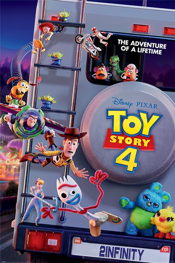 Poster Toy Story 4 - Adventure Of A Lifetime | Wall Art | 3+1 FREE | UKposters