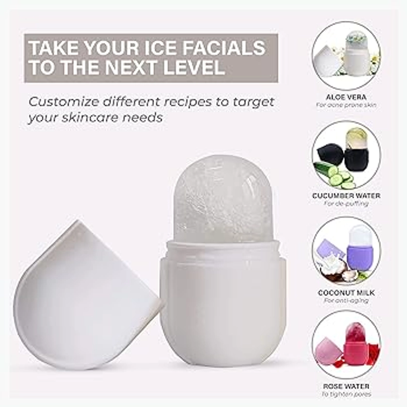 ice Roller for Face and Eye, Upgrated Ice Facial Roller,Facial Beauty Ice Roller Skin Care Tools…