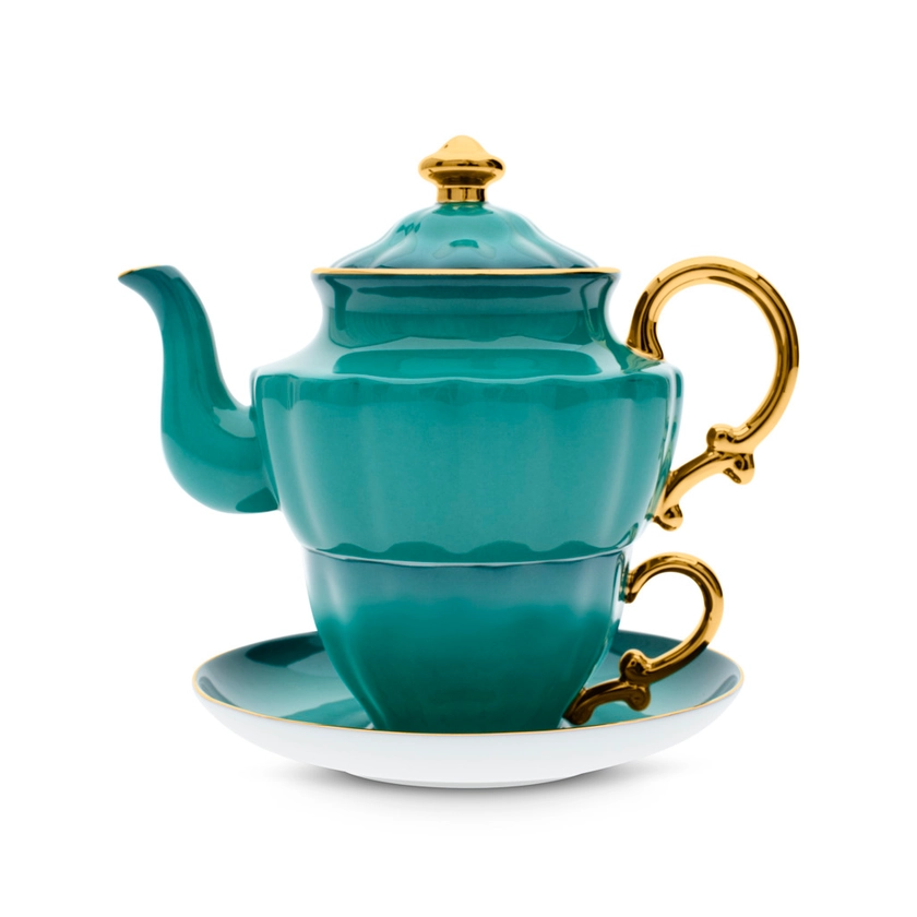 Ombre Opulence Tea For One Peacock | T2