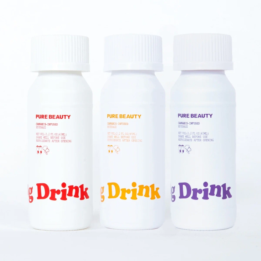 Little Strong Drink Multipack - 3 Pack of Assorted THC & CBD Drinks