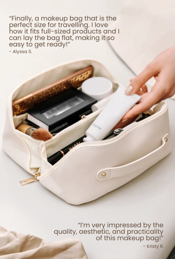 SALY | Expandable Travel Makeup Bag