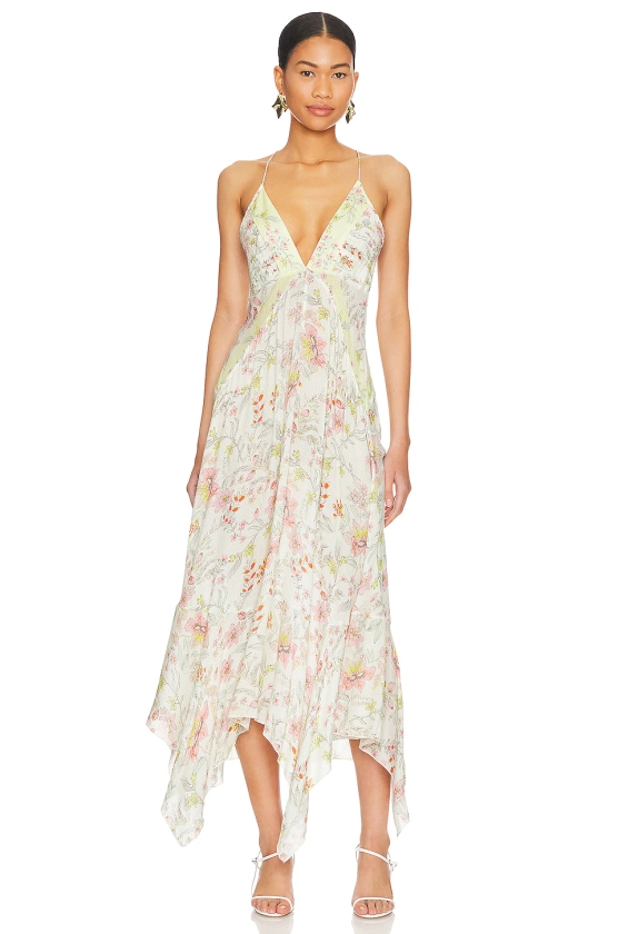 Free People x Intimately FP There She Goes Printed Slip in Ivory Combo | REVOLVE