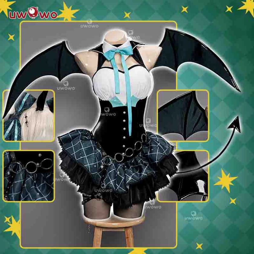 【In Stock】Uwowo V Singer Rascal Collab Devil Wings Gothic Halloween Co