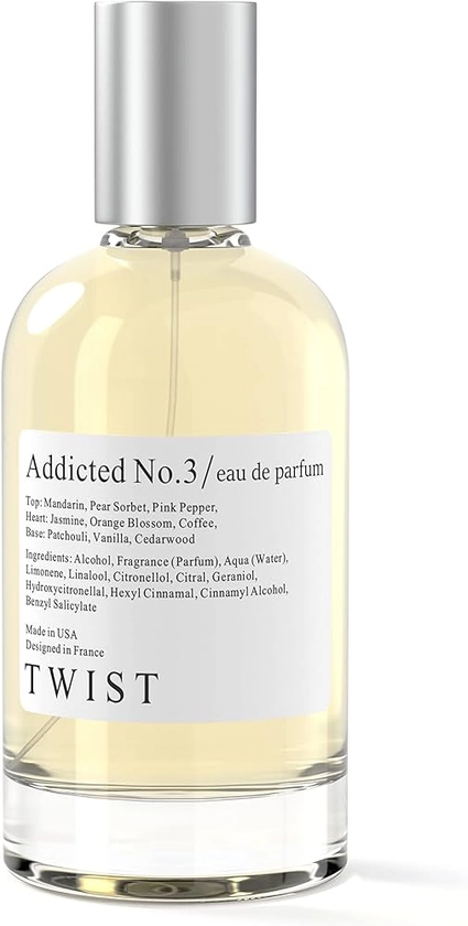 Amazon.com : Twist Addicted No.3 Inspired by Black Opium, Long Lasting Perfume For Women, EDP - 100 ml | 3.4 fl. oz. : Beauty & Personal Care