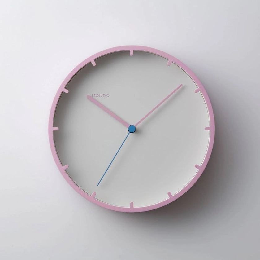 Mondo Tick Wall/Table Clock Pink