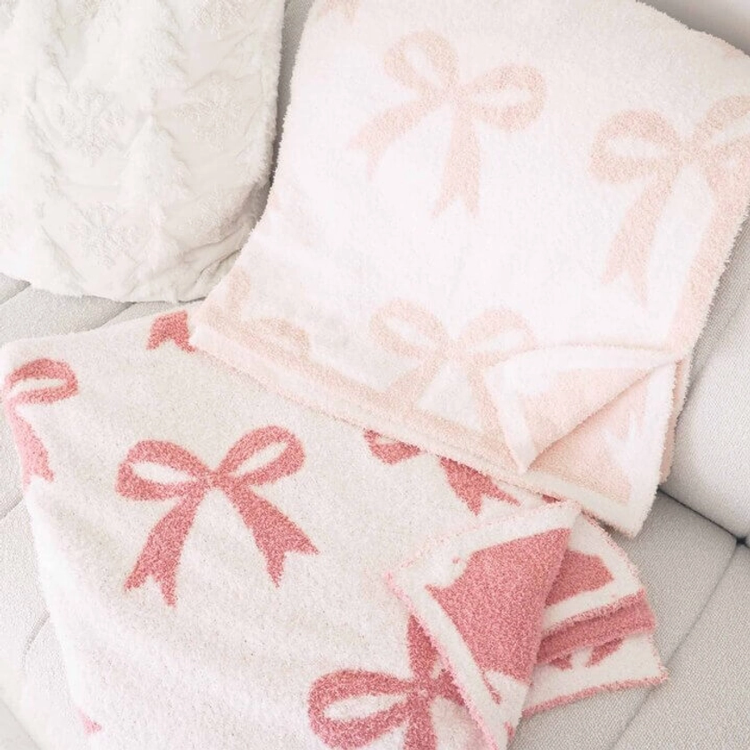 CuddleLane™ Luxe Blankets | Bows