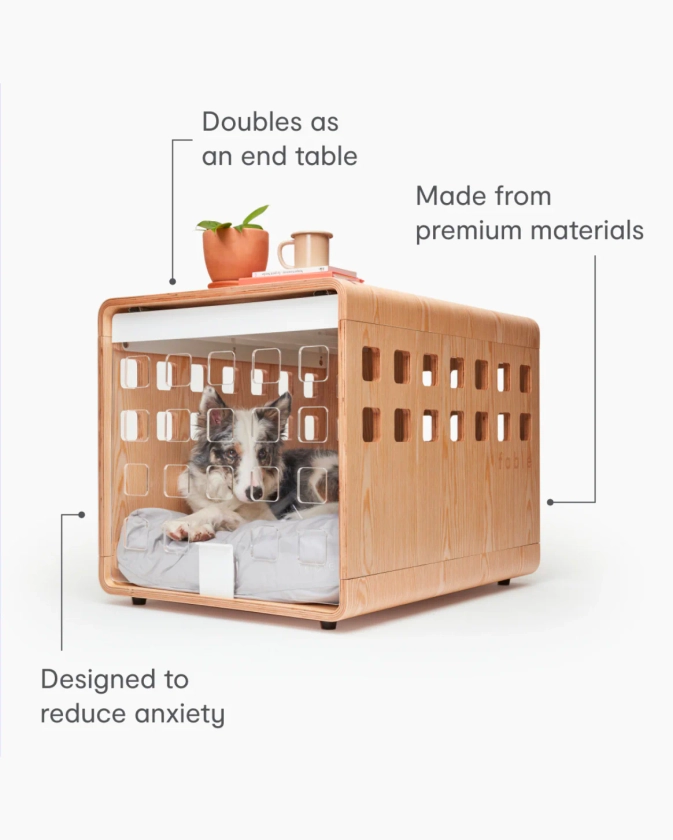 Fable | A Stylish Dog Crate & Furniture In One