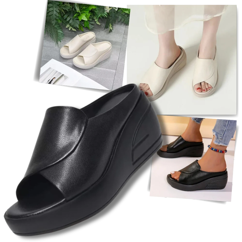 Shock Absorption Orthopedic Heeled Sandals