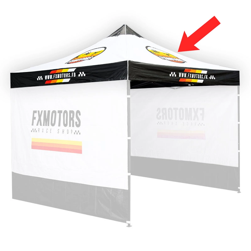 Toile de Toit Seule pour Tente Paddock - FXMOTORS SUNSET - FX MOTORS