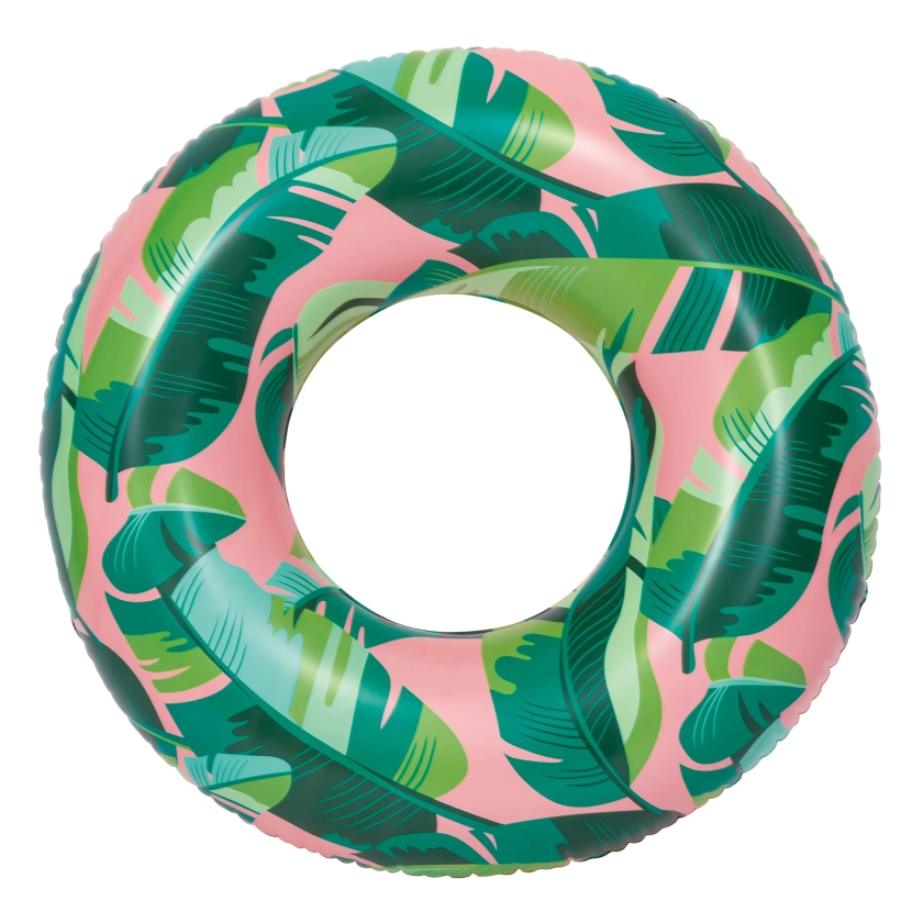 Bluescape Pink Tropical Inflatable Swim Tube, Pool Float, Age 9 & Up, Unisex - Walmart.com