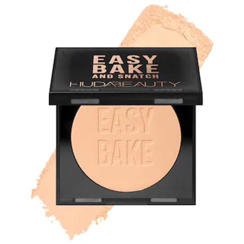Easy Bake and Snatch Pressed Talc-Free Brightening and Setting Powder - HUDA BEAUTY | Sephora