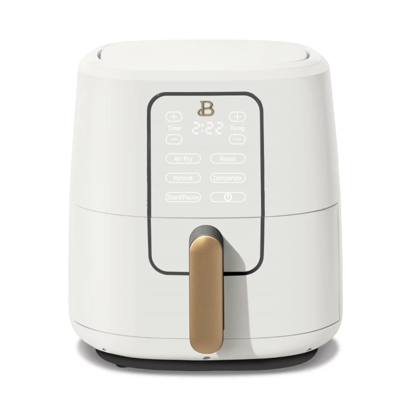 Beautiful 6 Quart Touchscreen Air Fryer, White Icing by Drew Barrymore