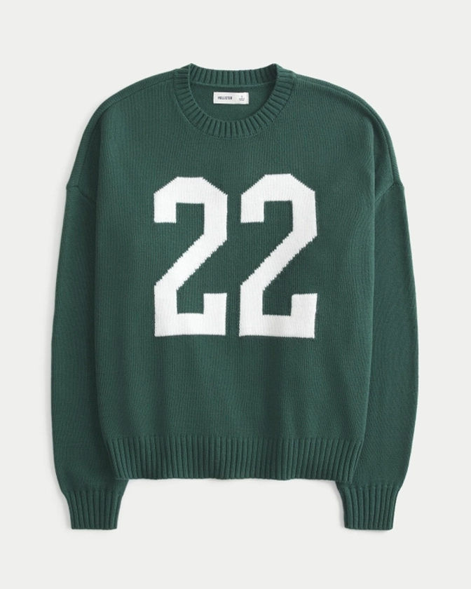 Women's Easy 22 Graphic Crew Sweater | Women's Tops | HollisterCo.com