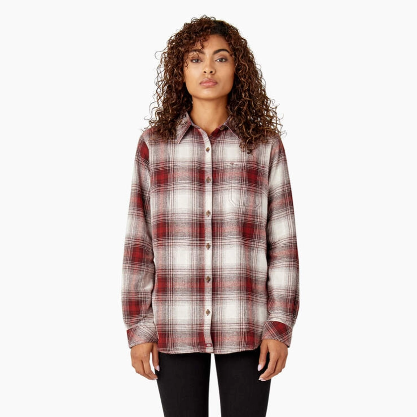 Women's Long Sleeve Plaid Shirt | Dickies - Dickies US