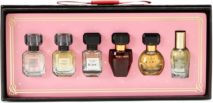 Victoria's Secret Mini Eau de Parfum Discovery Gift Set: Bombshell, Bombshell Magic, Tease, Bare, Very Sexy, & Heavenly