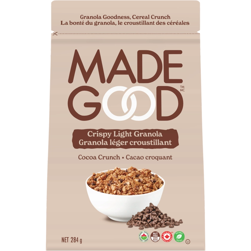 Cocoa Crunch Crispy Light Granola