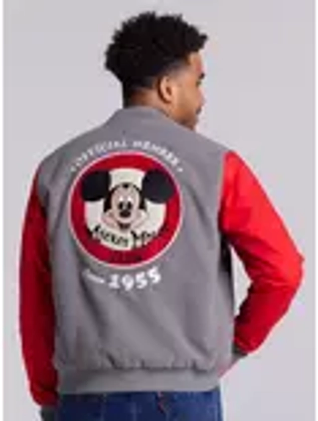 Our Universe Disney Mickey Mouse Club Retro Varsity Bomber Jacket Our Universe Exclusive | Her Universe