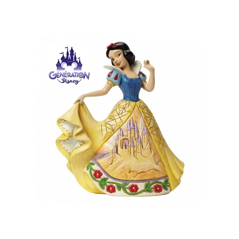 Statuette résine Blanche Neige "Enchanted castle dress" by Jim Shore