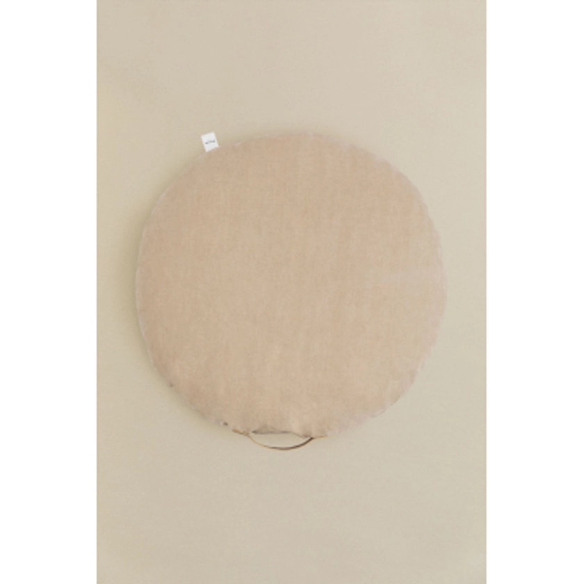 Coussin de sol rond en coton Suir