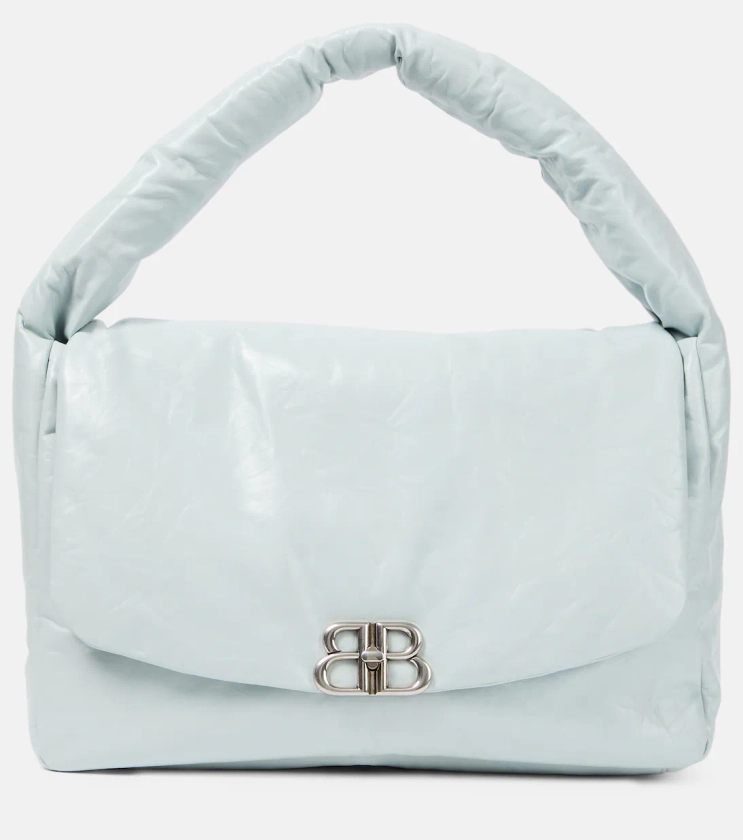 Sac Monaco Large en cuir en bleu – Balenciaga | Mytheresa