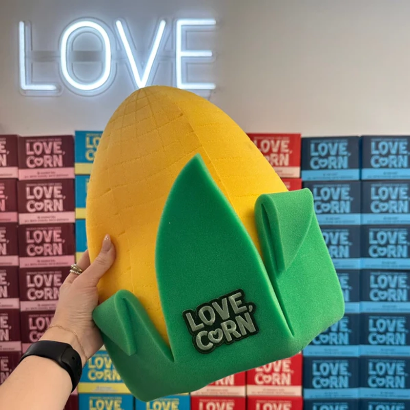 LOVE CORN Foam Corn Hat